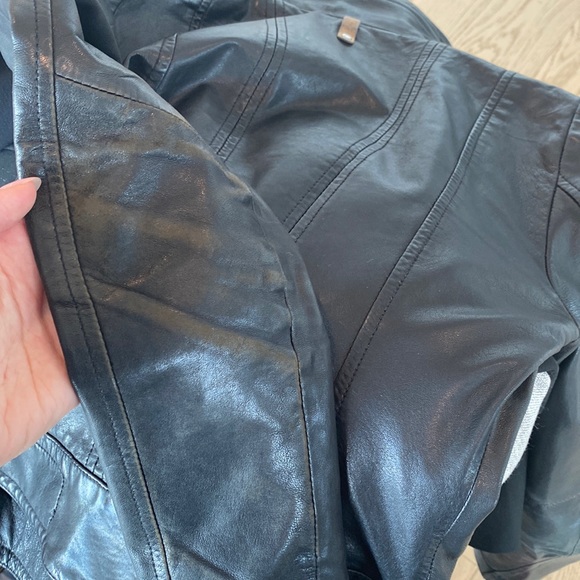 MACKAGE for ARITZIA Kenya Leather Jacket - Black - Picture 8 of 8